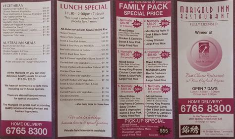 Caesar's Tamworth Takeaway Menu .